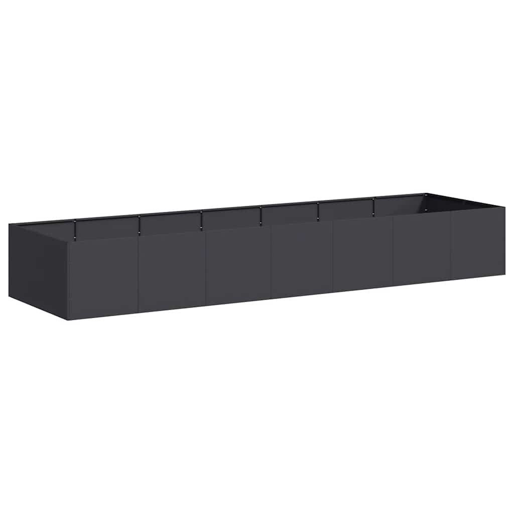 Sadilica crna 280x80x40 cm od čelika
