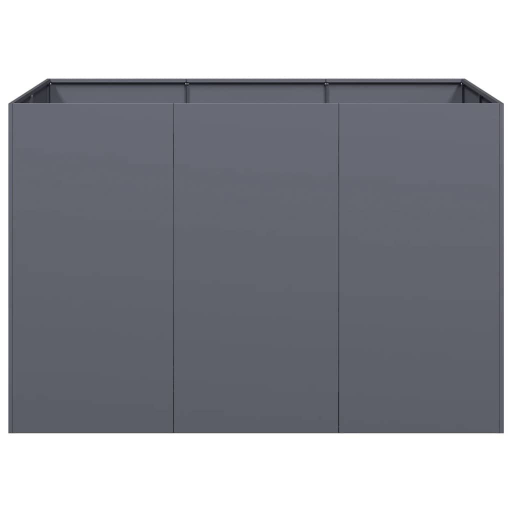 Sadilica antracit 120x80x80 cm od čelika