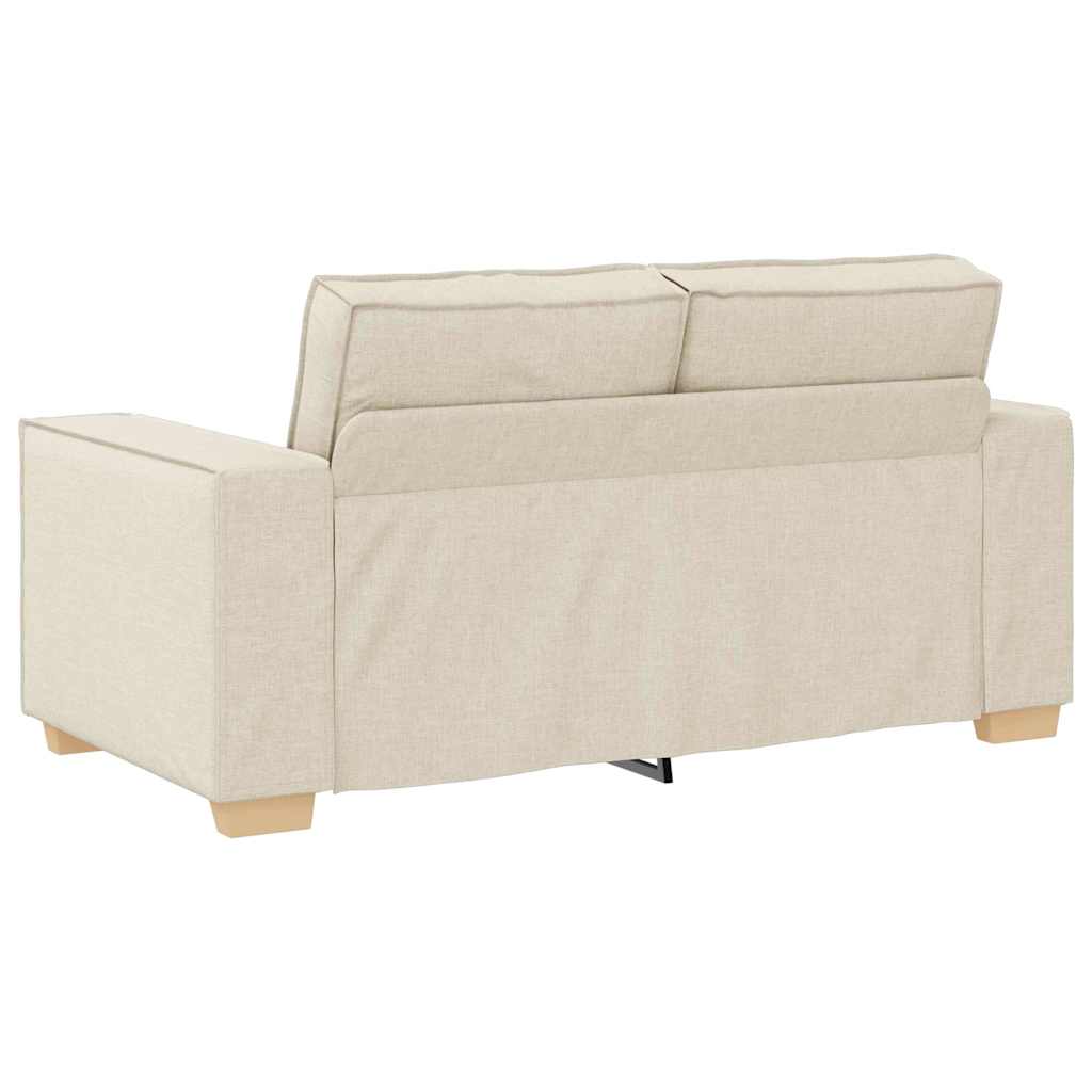Set sofe 3 pcs Bež 220 x 80 x 84 cm Platnasta tkanina