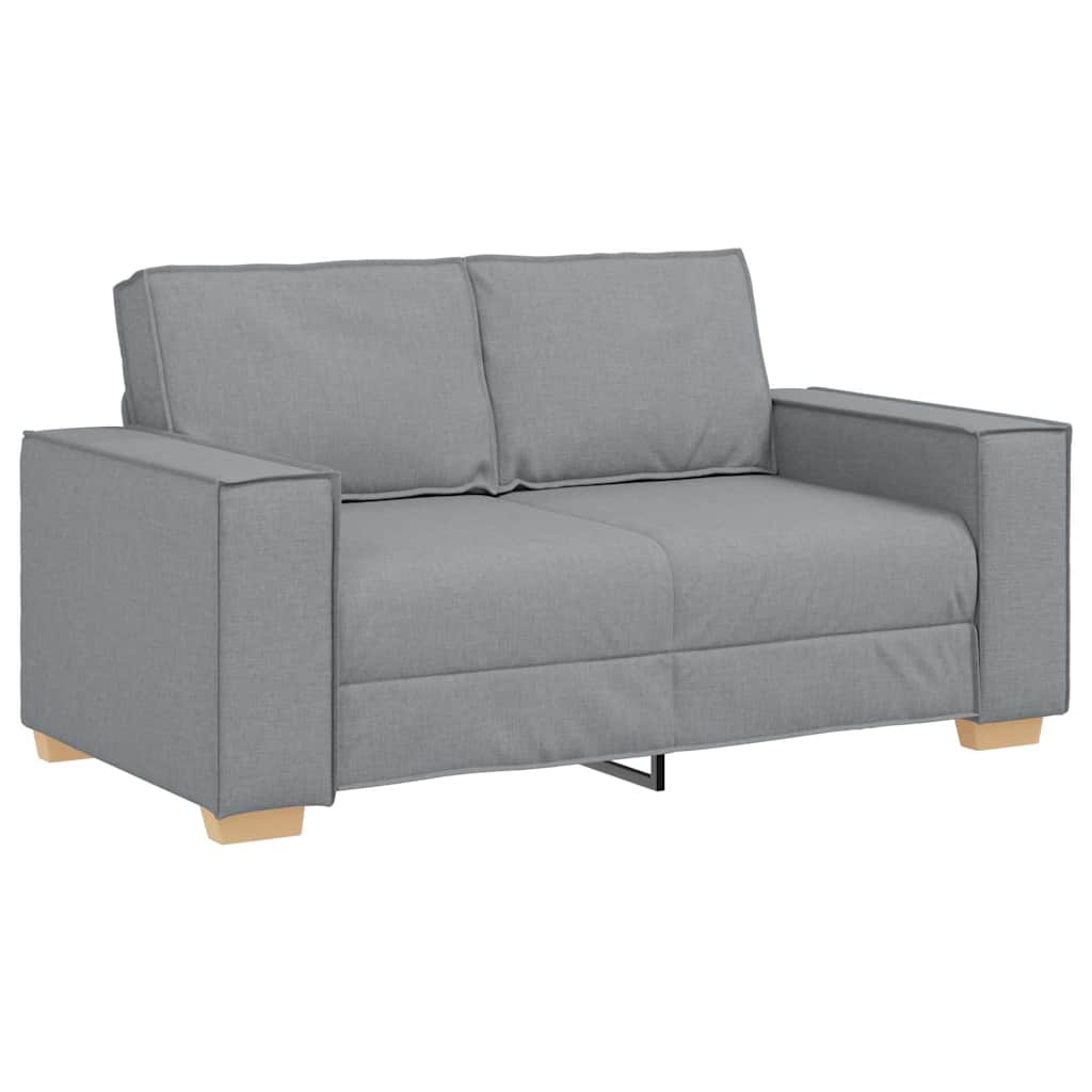Sofa 3 pcs Svijetlo siva 220 x 80 x 84 cm Platnasta tkanina