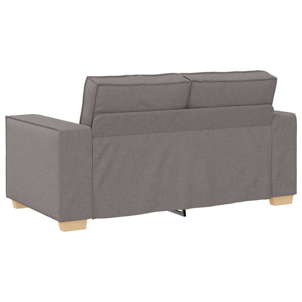 Sofa 3 pcs Sivo-smeđa 220 x 80 x 84 cm Platnasta tkanina