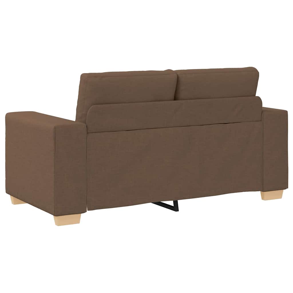 Sofa 3 pcs Smeđa 221 x 80 x 80 cm Platnasta tkanina
