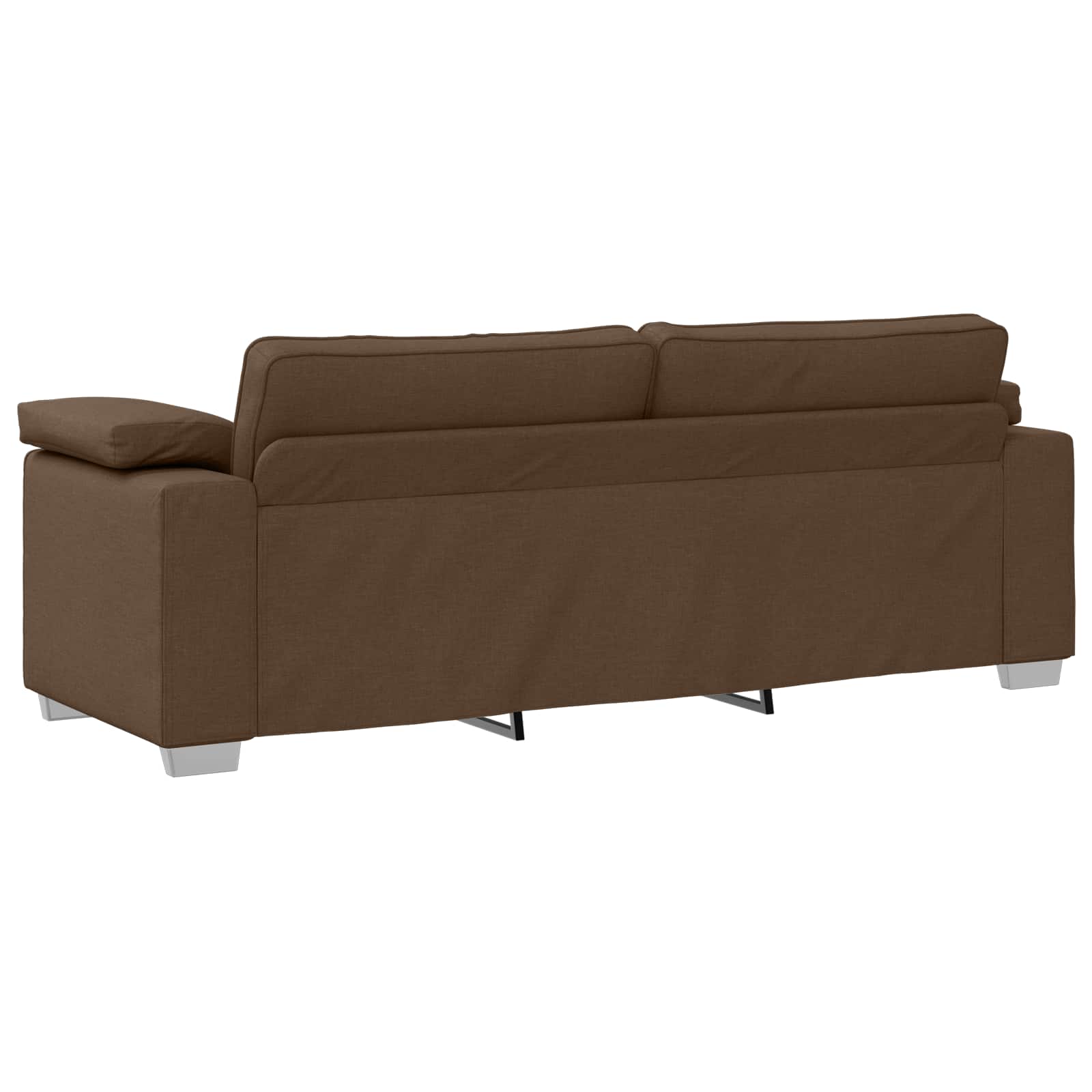 Sofa 3 pcs Smeđa 219 x 80 x 82 cm Platnasta tkanina
