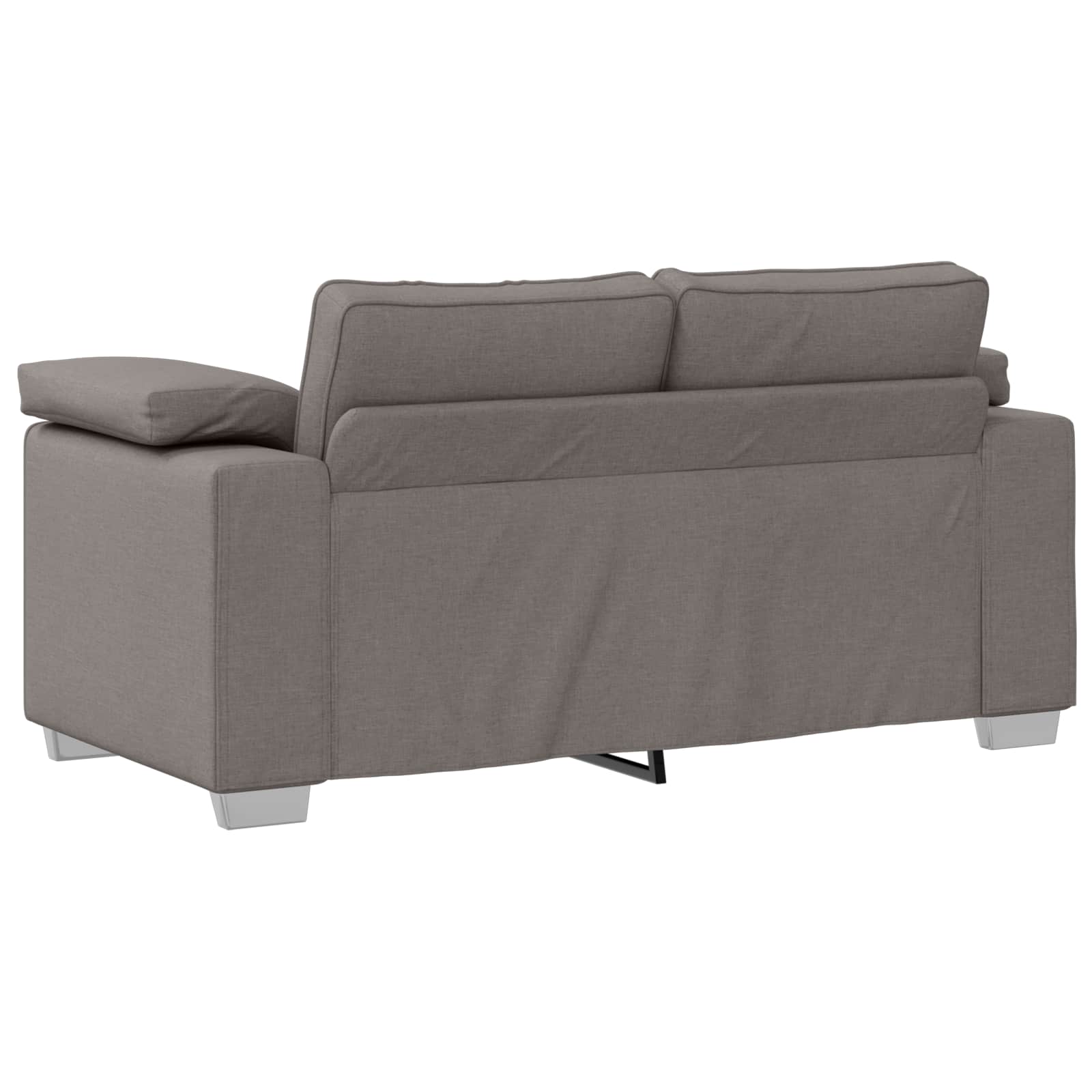 Sofa 3 pcs Sivo-smeđa 219 x 80 x 82 cm Platnasta tkanina