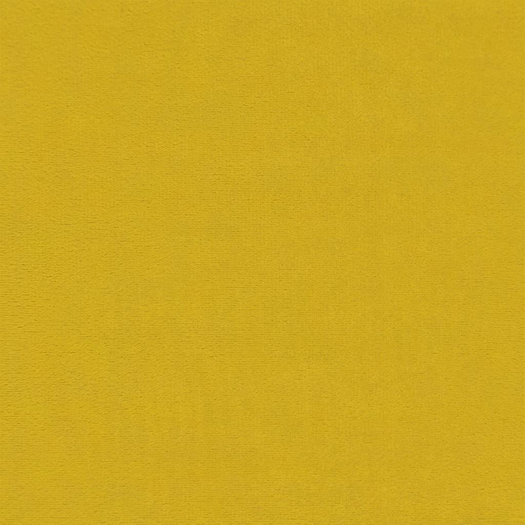 Dvodijelni set sofa s jastucima, žuti baršun