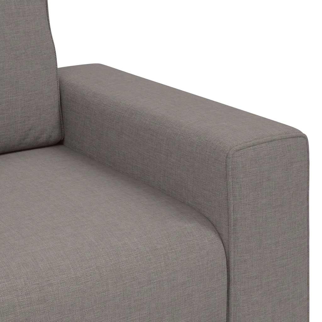Dvodijelni set sofa s jastucima, taupe tkanina