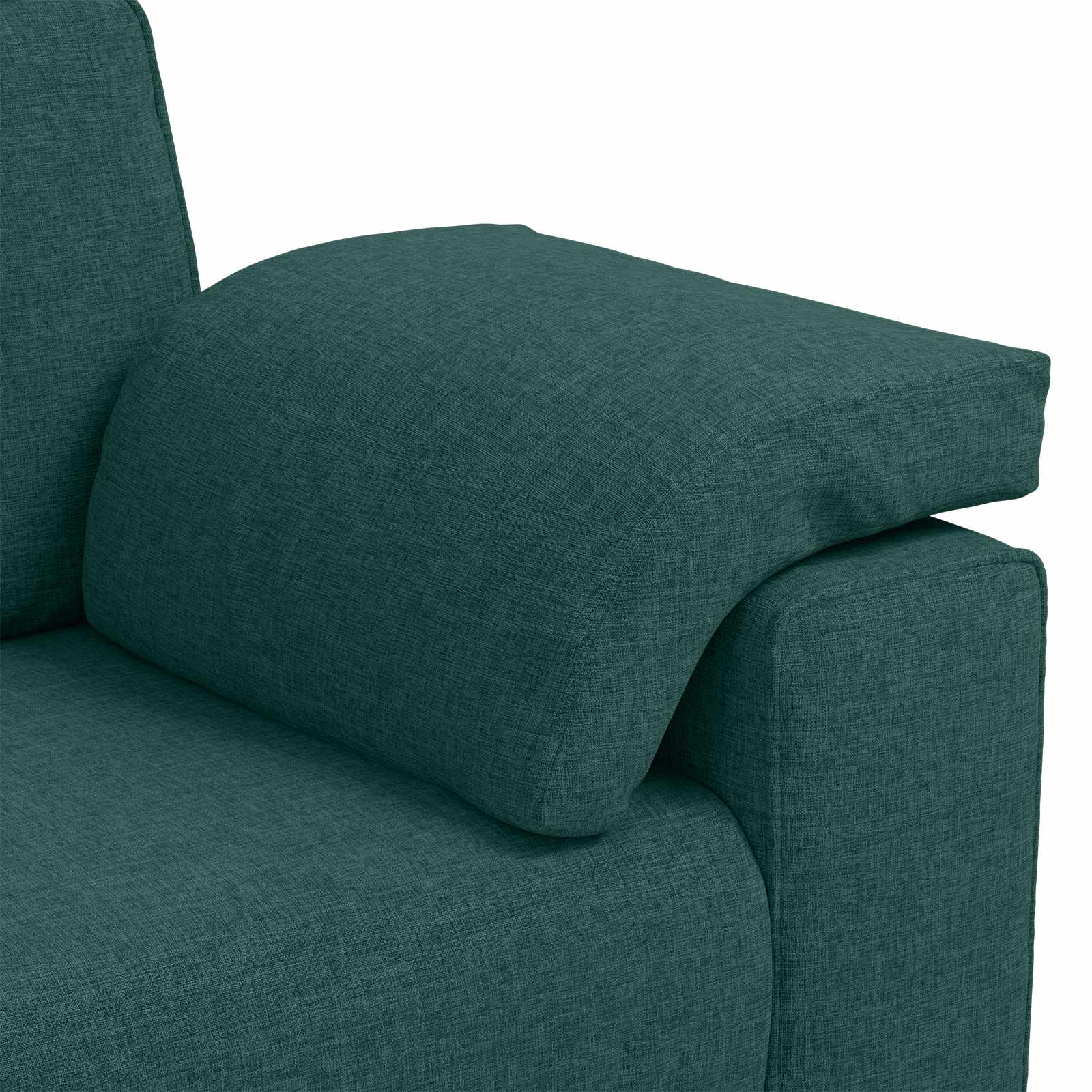 Sofa 2 pcs Tamnozelena 219 x 80 x 82 cm tkanina
