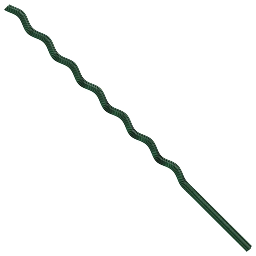 Podrška za biljke 20 pcs Zelena 170 x 0,6 x 0,6 cm Čelik