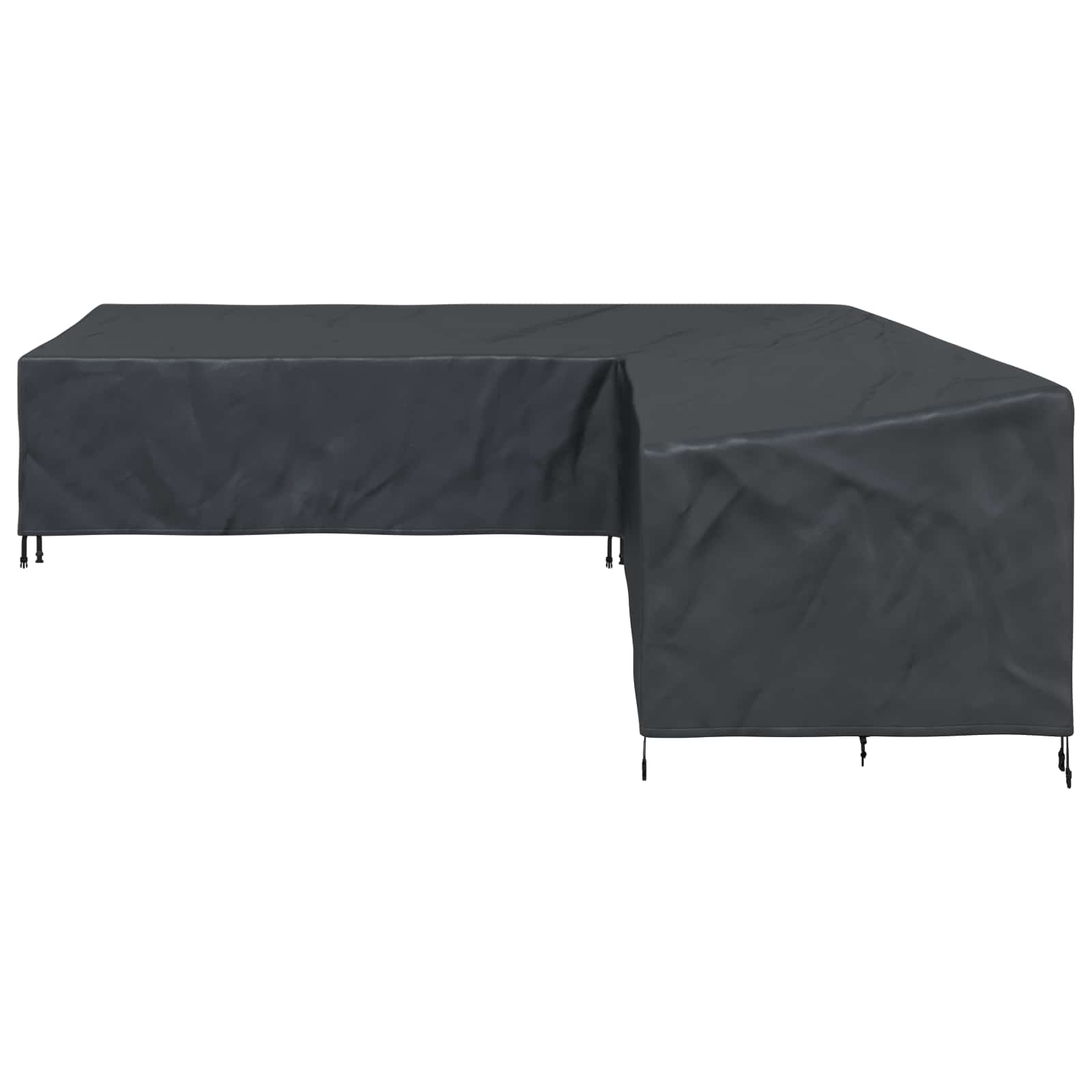 Pokrov za namještaj Crna 325 x 325 x 80 cm 600D Oxford tkanina