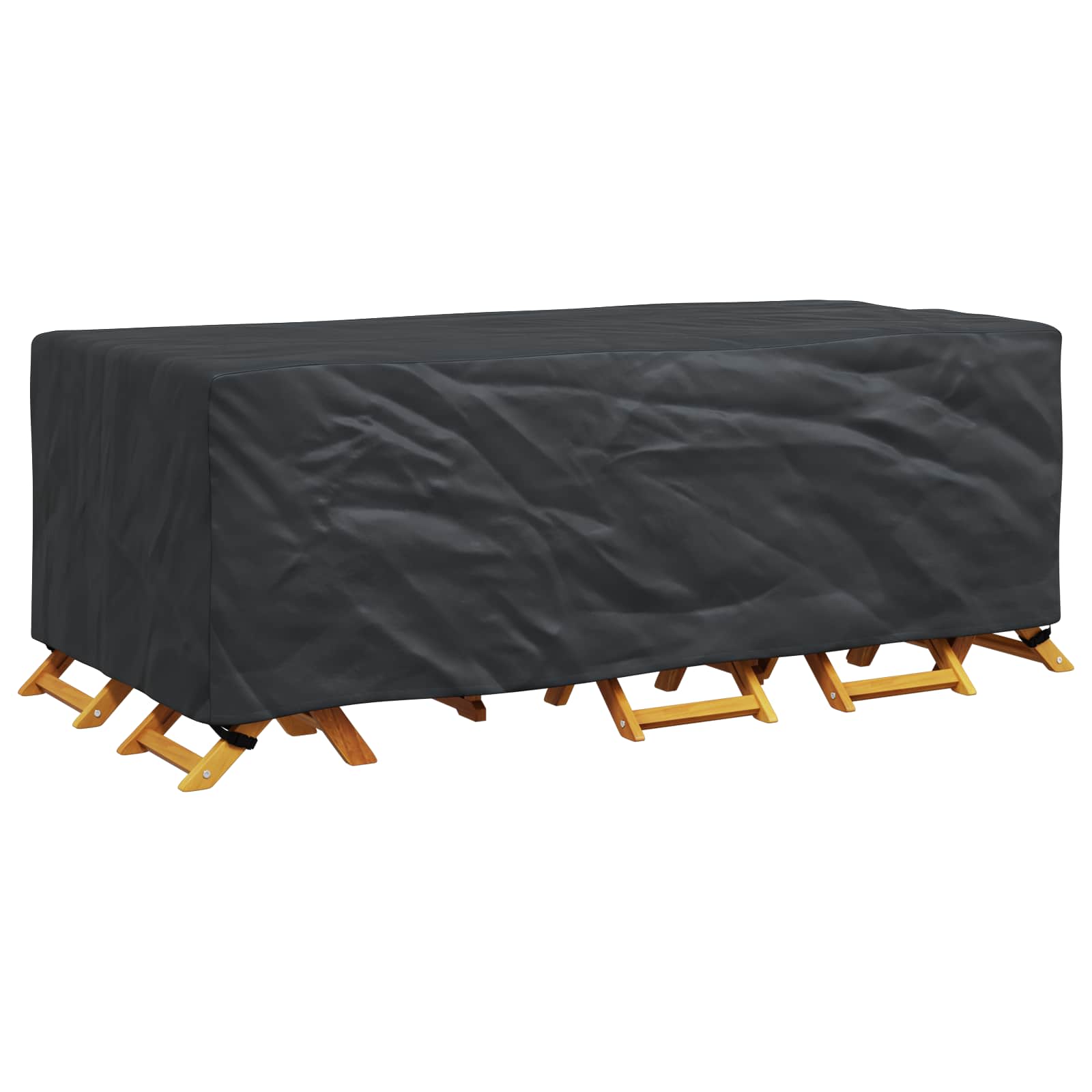 Pokrov za namještaj Jednobojno Crna 229 x 113 x 73 cm 210D