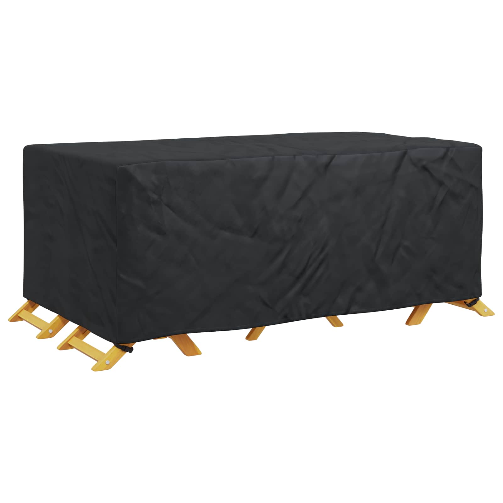 Pokrov za namještaj Jednobojno Crna 240 x 140 x 90 cm 210D