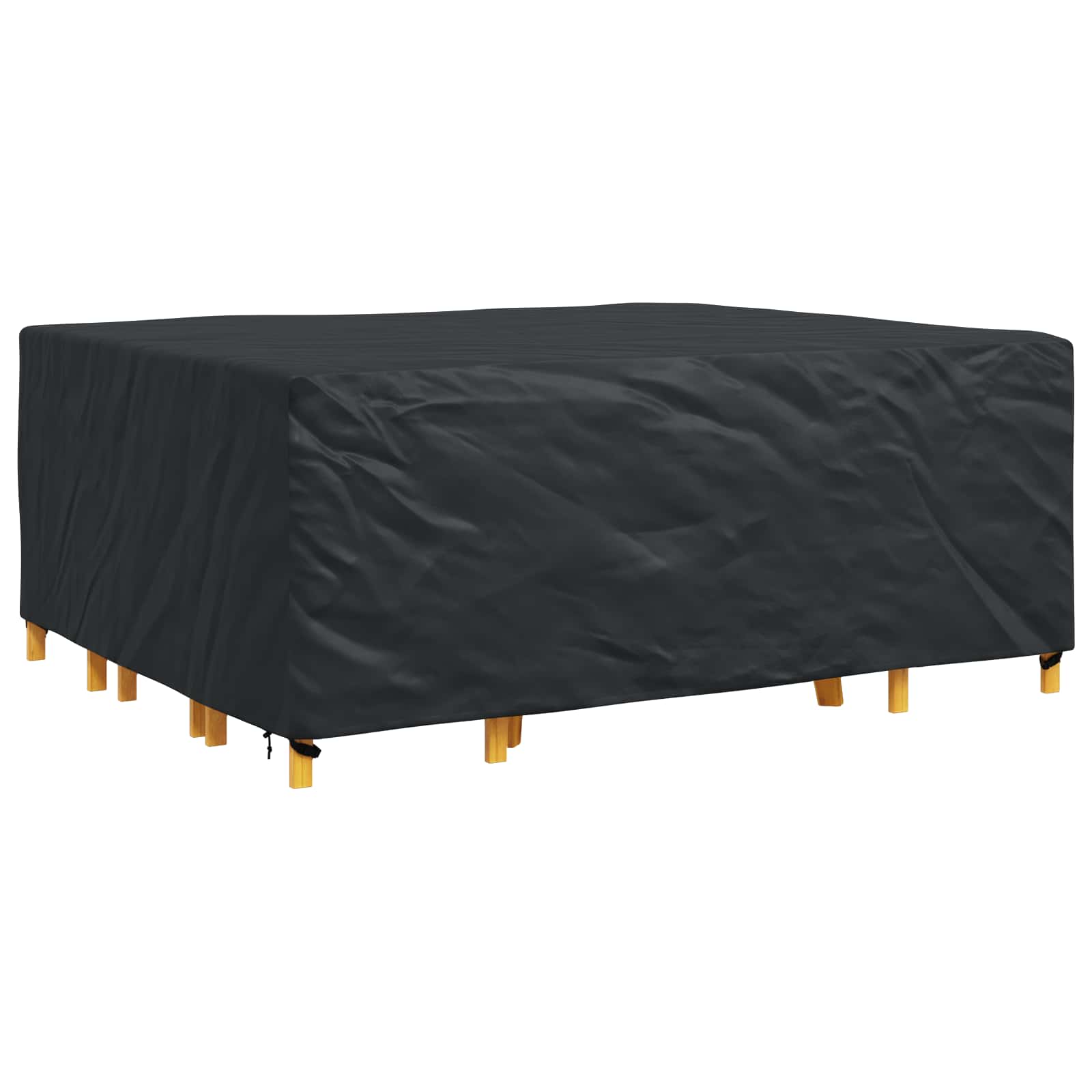 Pokrov za namještaj Jednobojno Crna 250 x 210 x 70 cm 420D