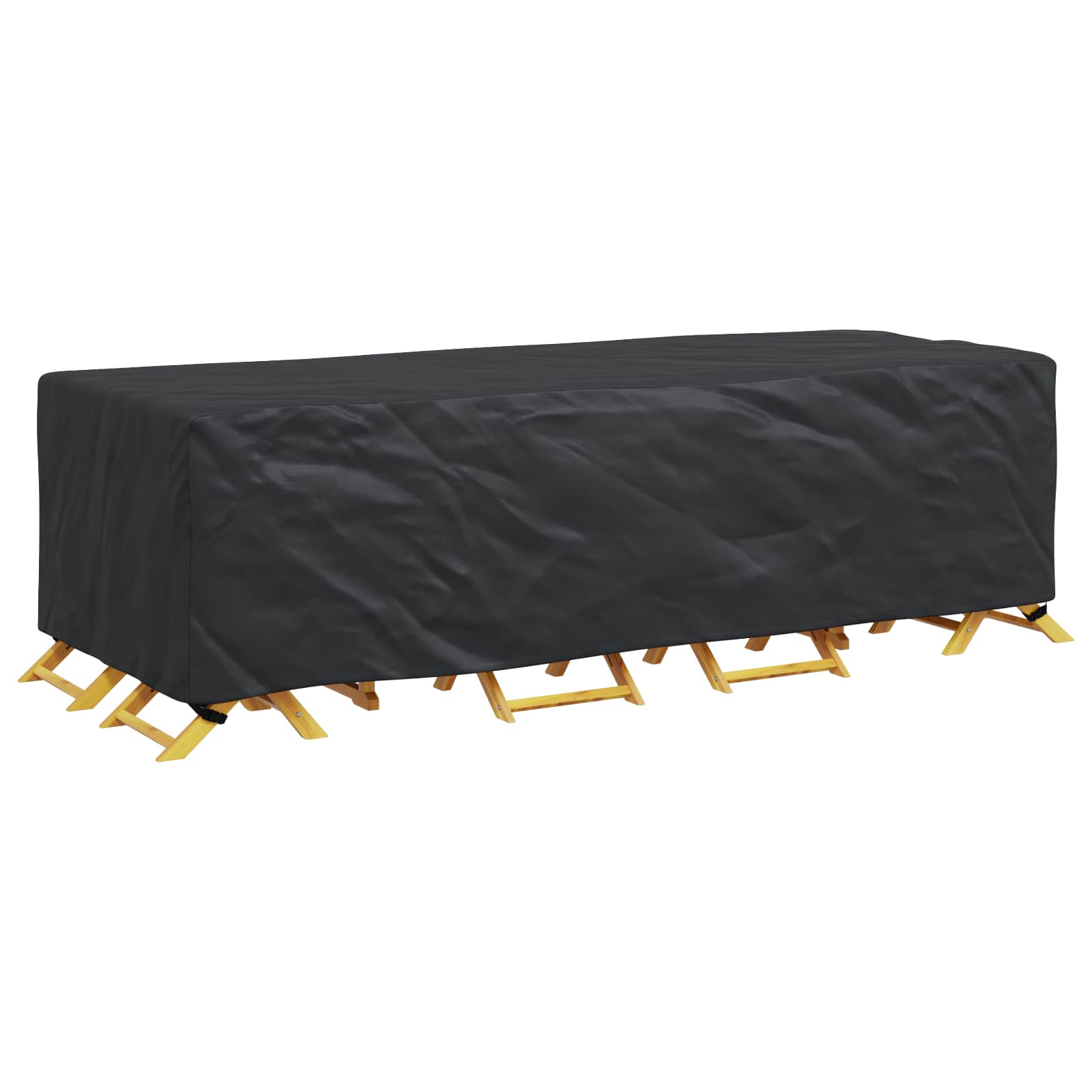 Pokrov za namještaj Jednobojno Crna 270 x 110 x 70 cm 210D