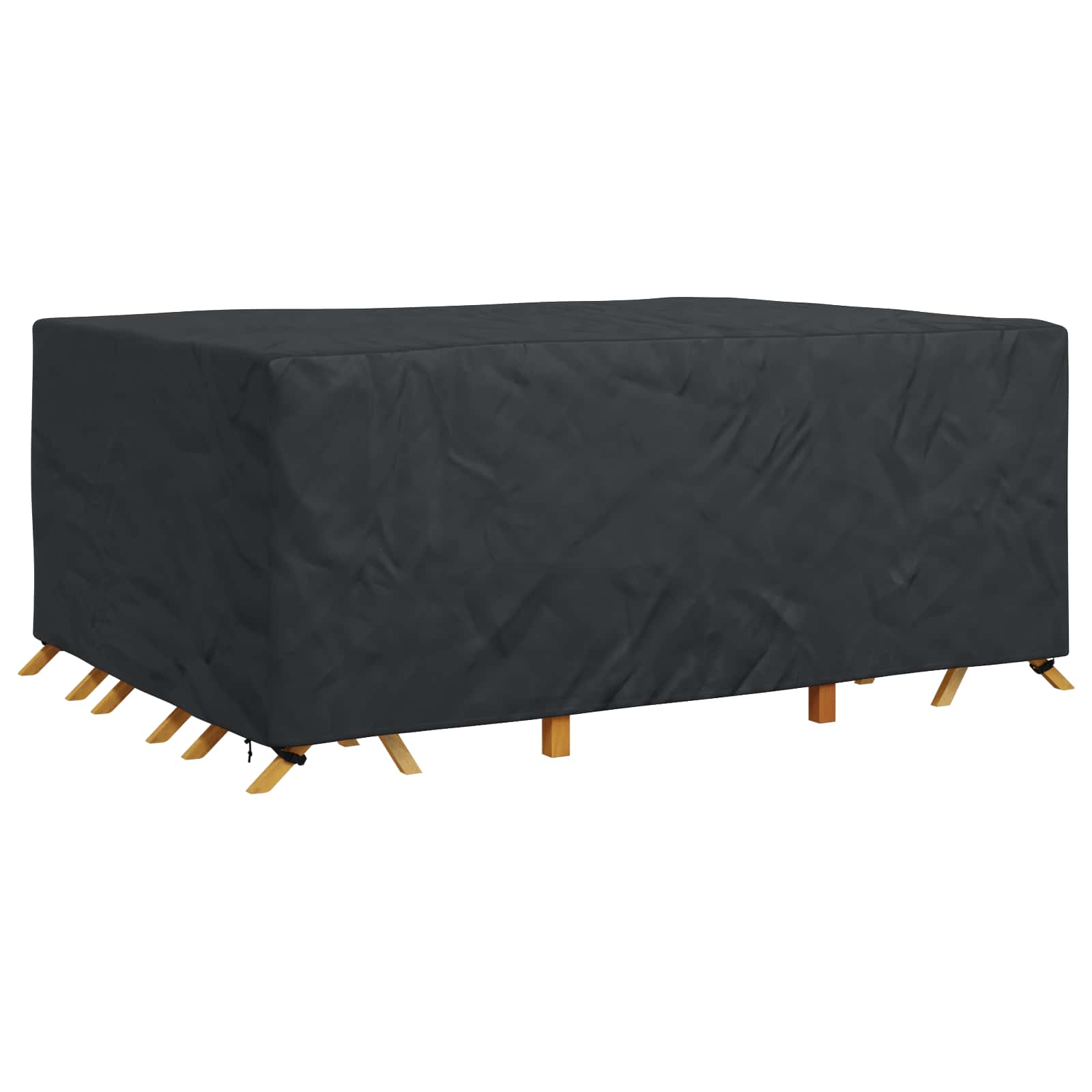 Pokrov za namještaj Jednobojno Crna 280 x 204 x 106 cm 600D
