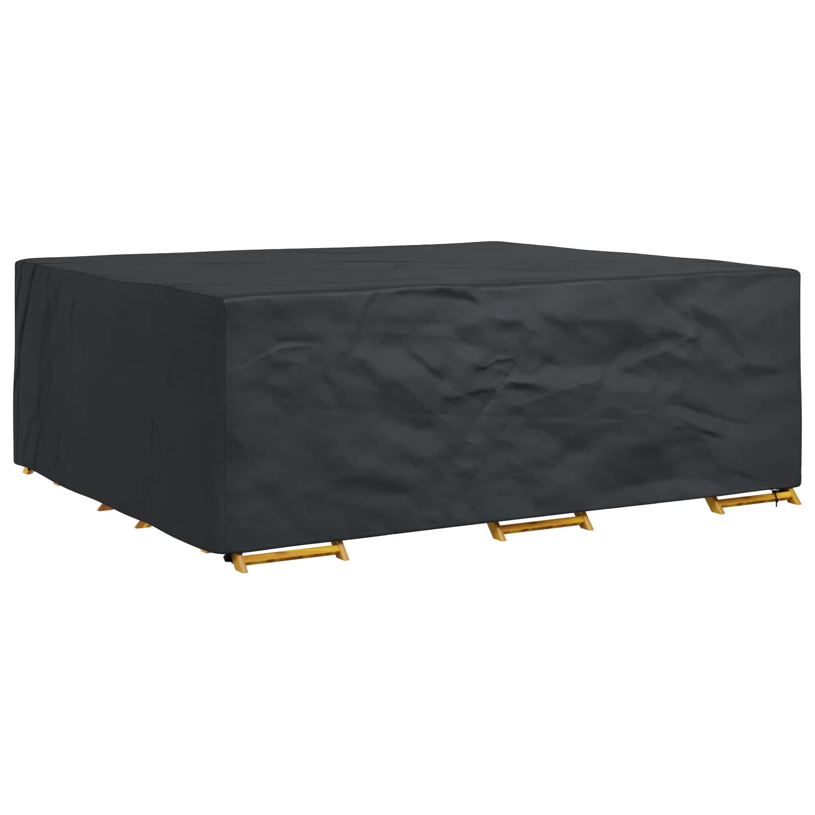 Pokrov za namještaj Jednobojno Crna 300 x 250 x 100 cm 210D