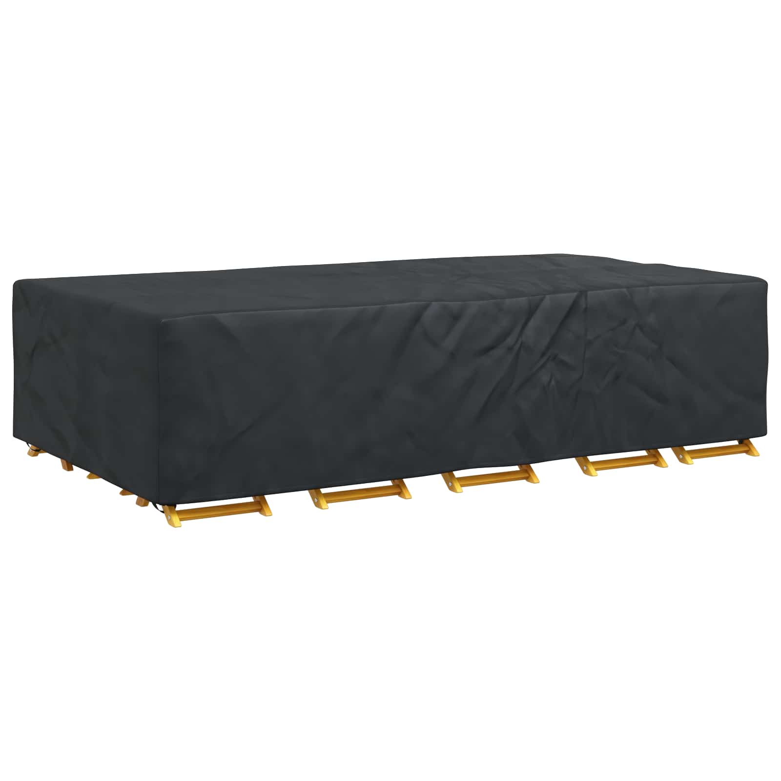 Pokrov za namještaj Jednobojno Crna 305 x 190 x 85 cm 600D