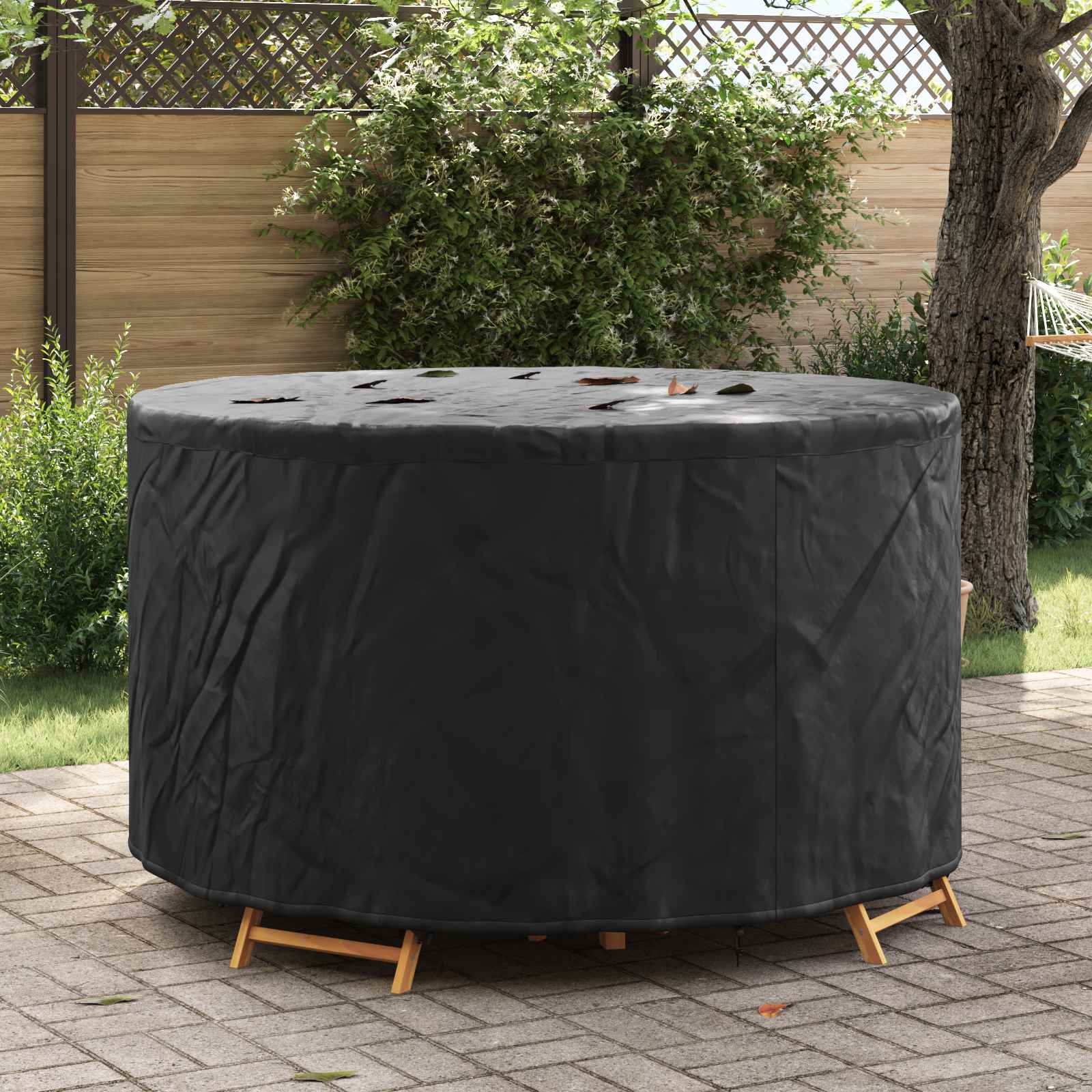 Pokrov za namještaj Crna 157 x 157 x 71 cm 600D Oxford tkanina
