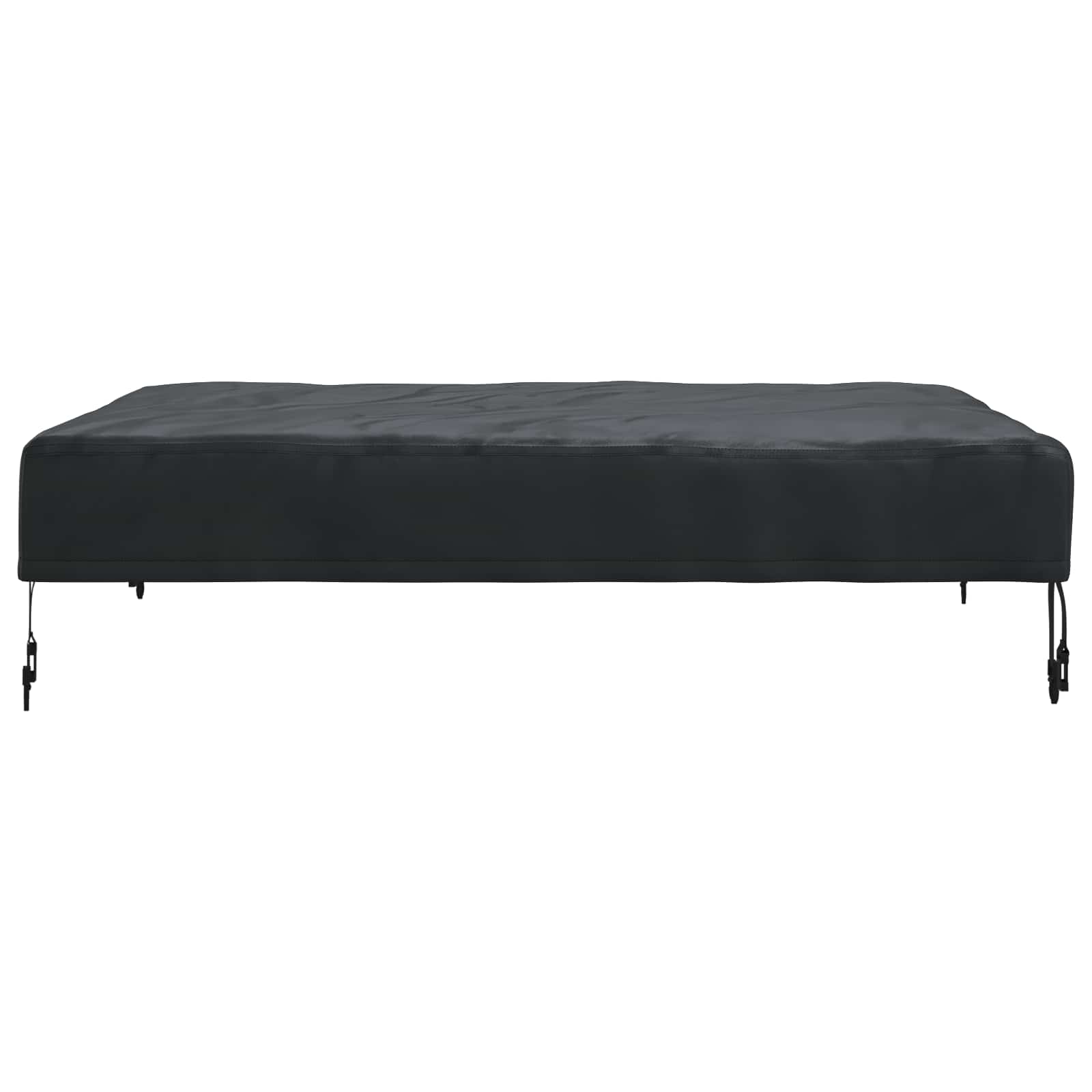 Pokrov za stol Jednobojno Crna 112 x 112 x 15 cm tkanina