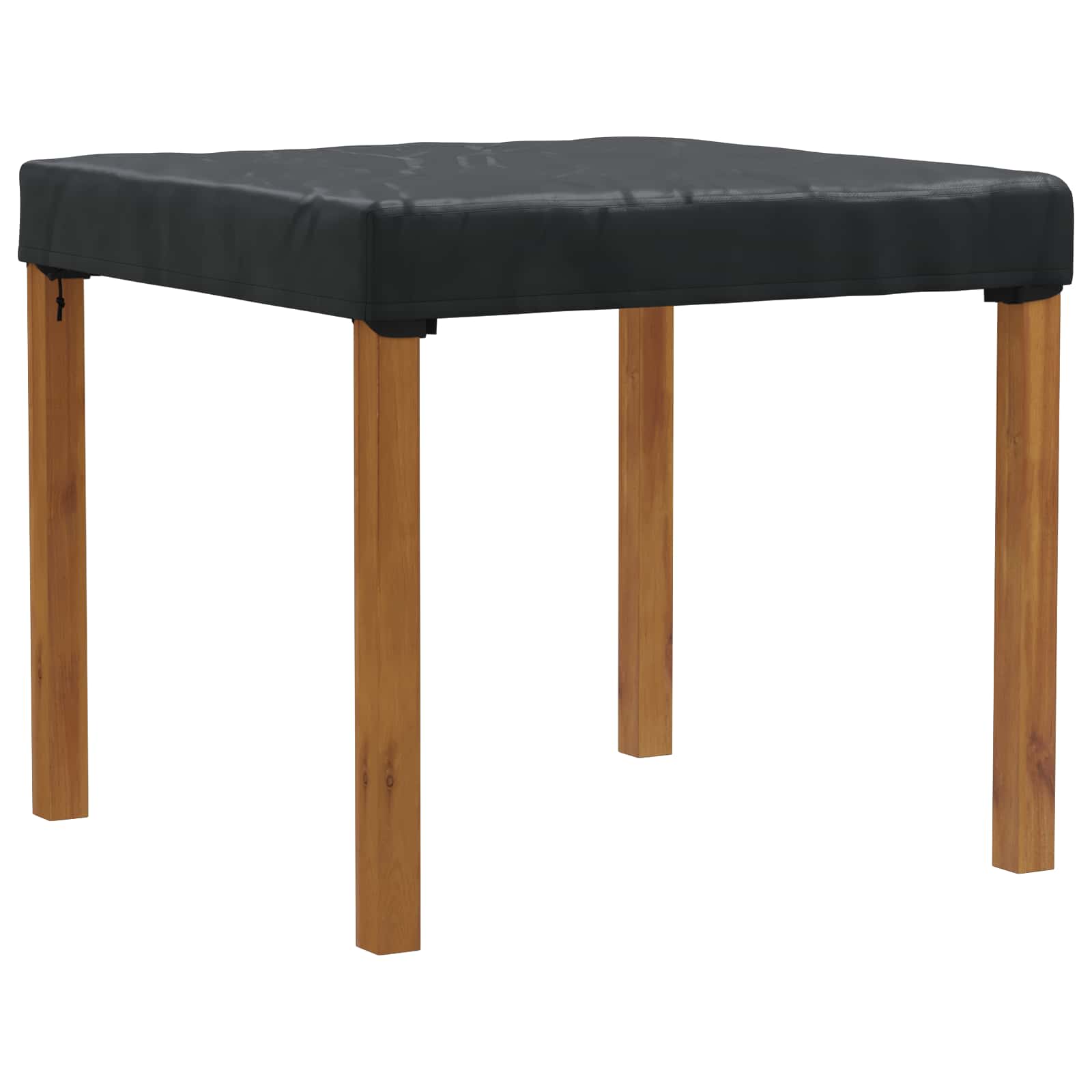 Pokrov za stol Jednobojno Crna 112 x 112 x 15 cm tkanina