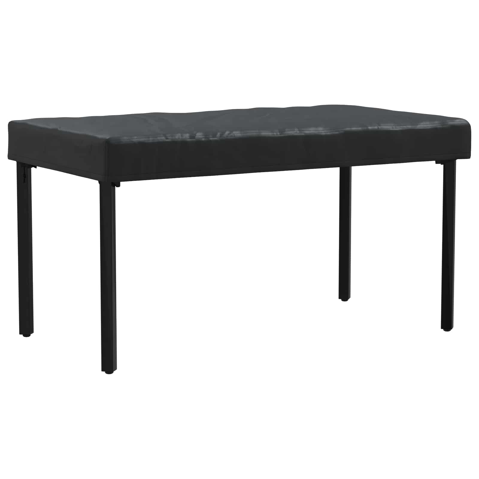 Pokrov za stol Jednobojno Crna 122 x 72 x 15 cm tkanina