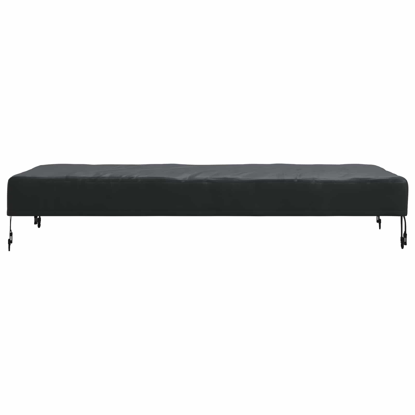 Pokrov za stol Jednobojno Crna 152 x 92 x 15 cm tkanina