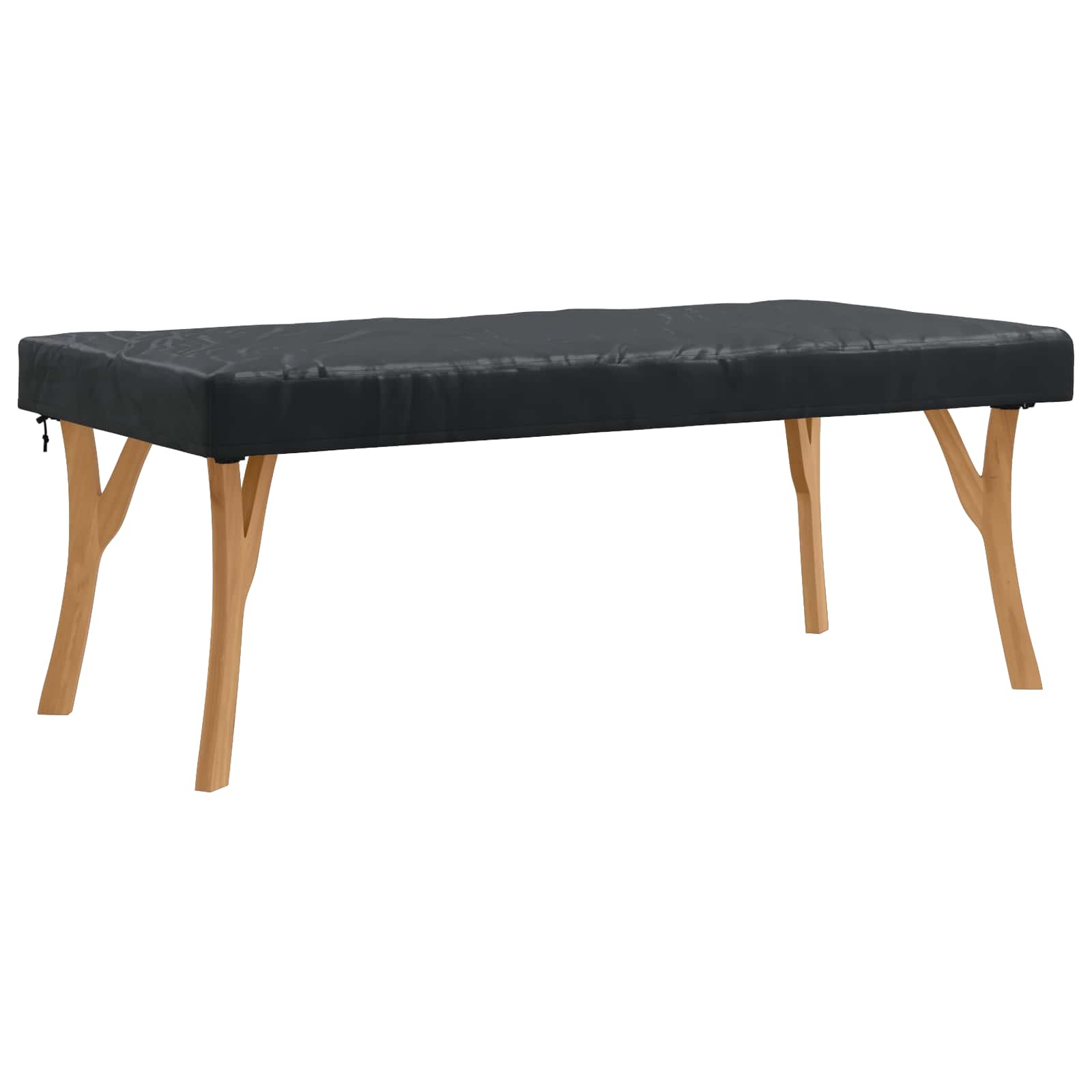 Pokrov za stol Jednobojno Crna 182 x 92 x 15 cm tkanina