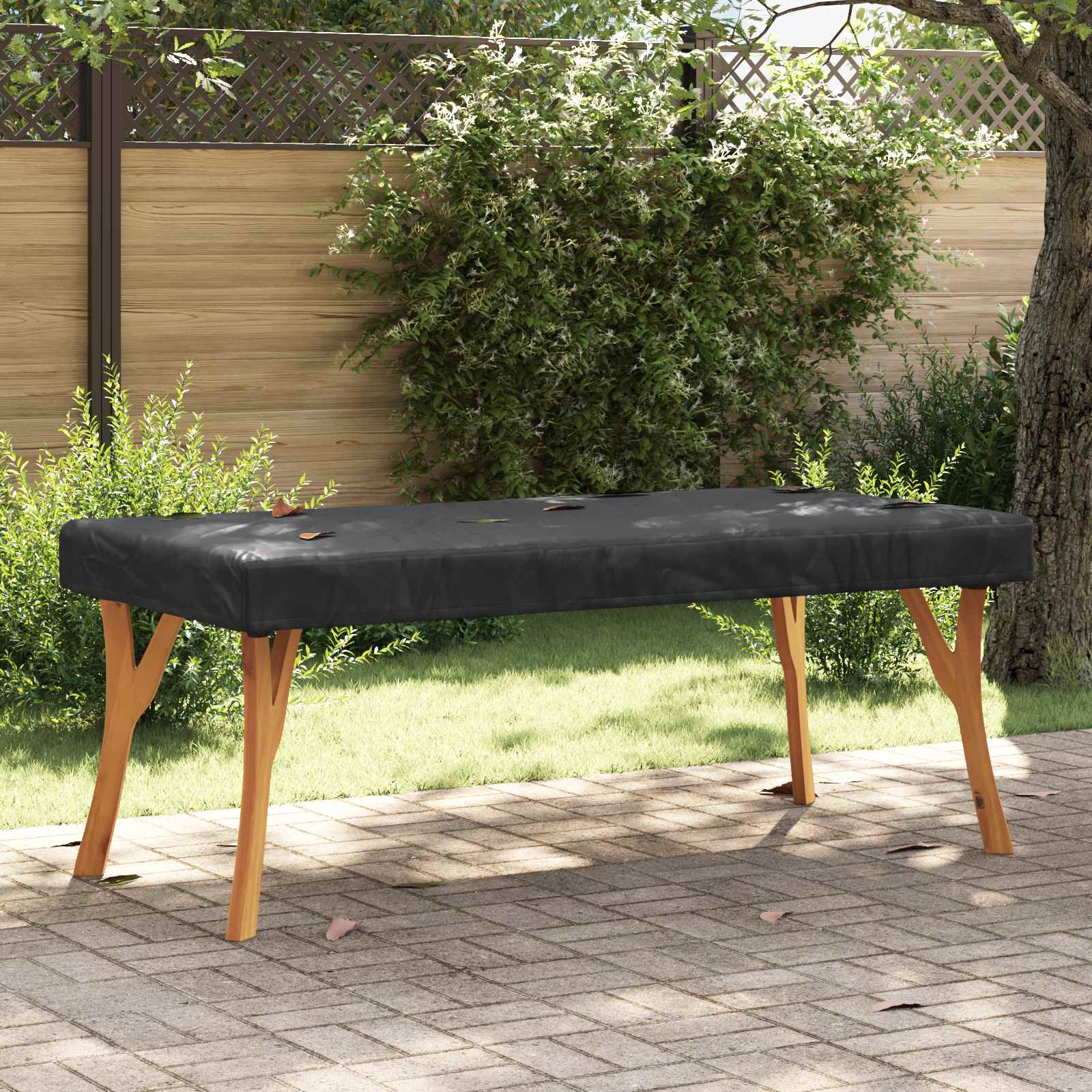 Pokrov za stol Jednobojno Crna 102 x 182 x 15 cm tkanina