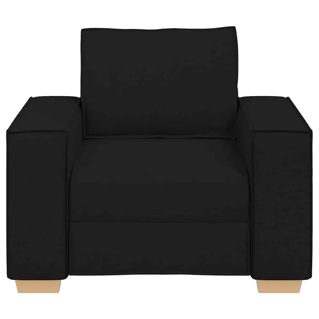 Sofa fotelja crna 100x78x84 cm tkanina
