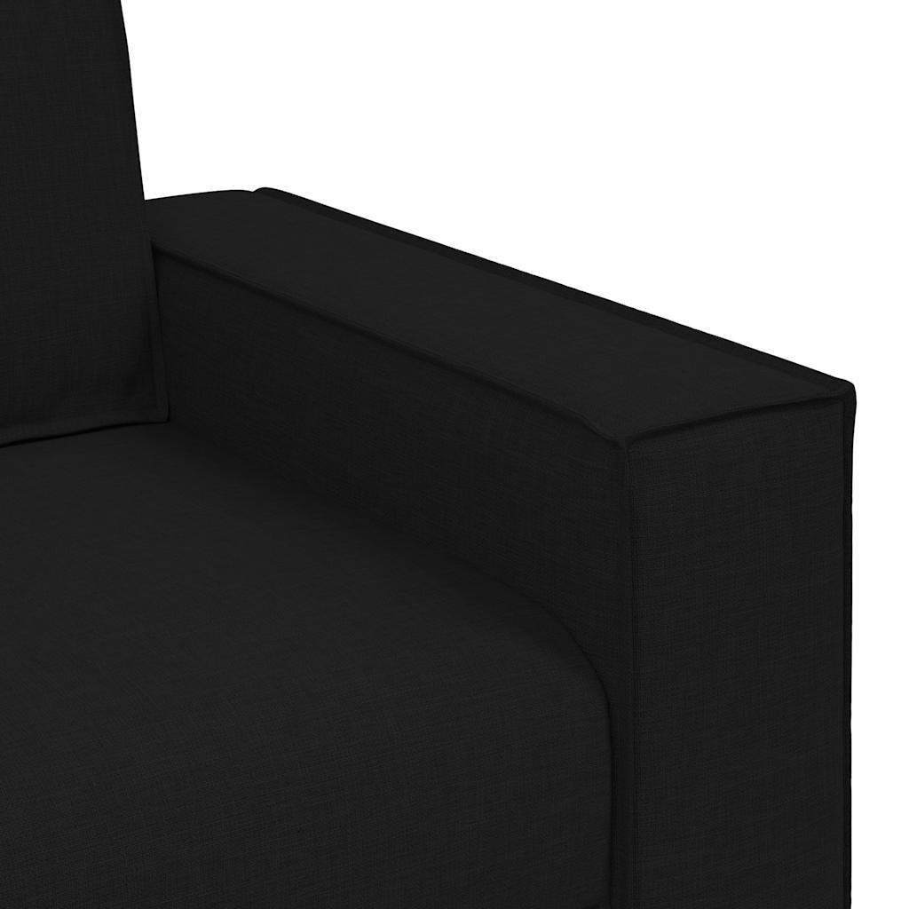Sofa fotelja crna 100x78x84 cm tkanina