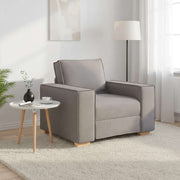 Sofa fotelja taupe 100x78x84 cm tkanina