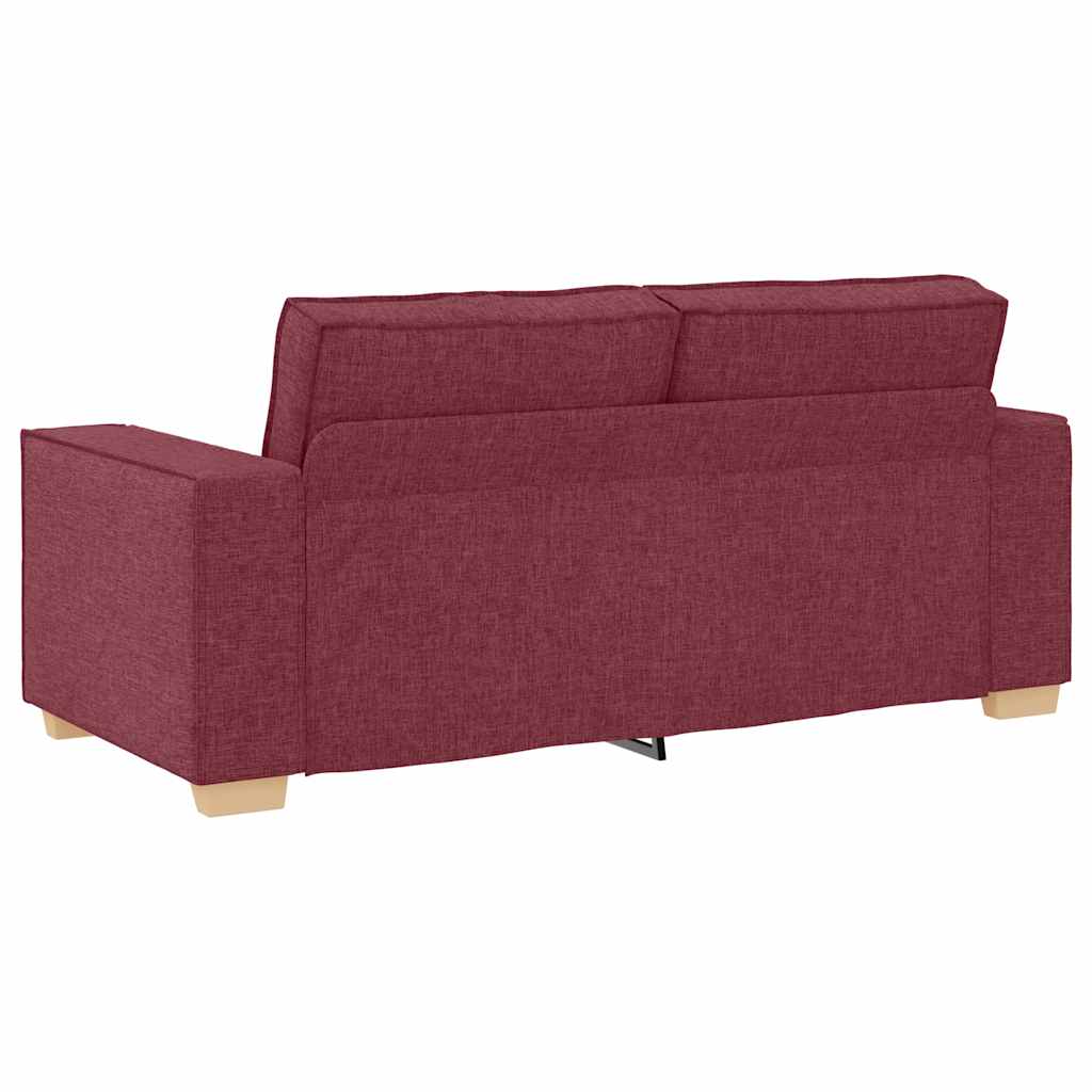 Dvosjed Kauč Vino Crvena 180x78x84 cm Tkanina