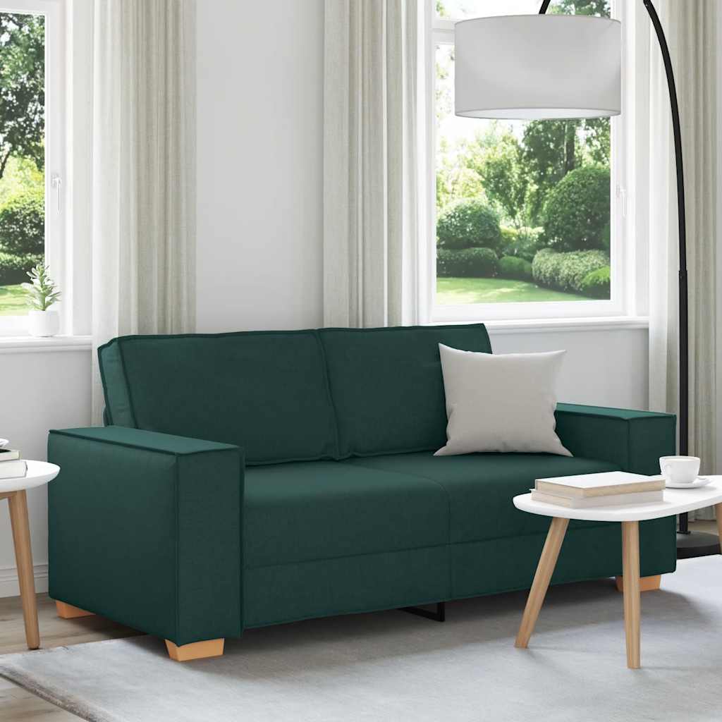 Dvosjed Sofa Tamnozelena 180x78x84 cm Tkanina