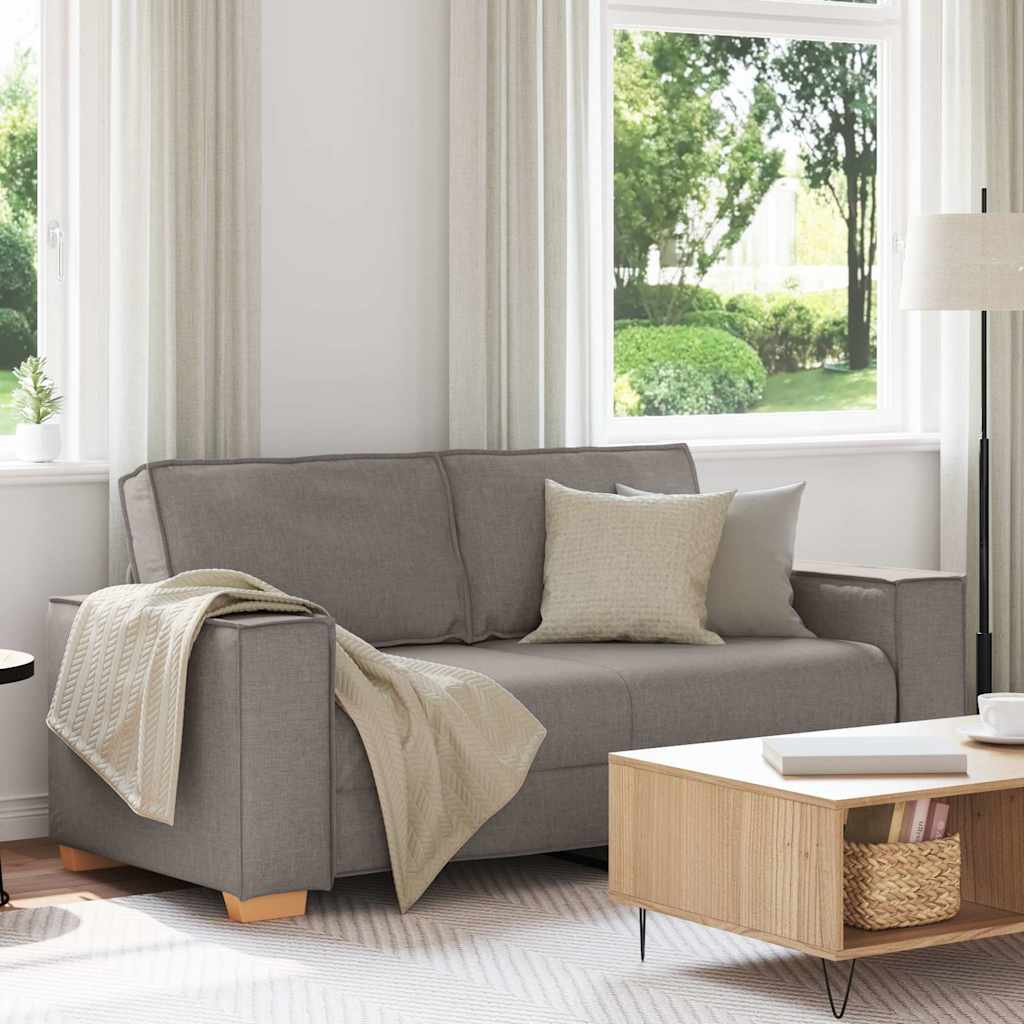 Dvosjed Kauč Taupe 180x78x84 cm Tkanina