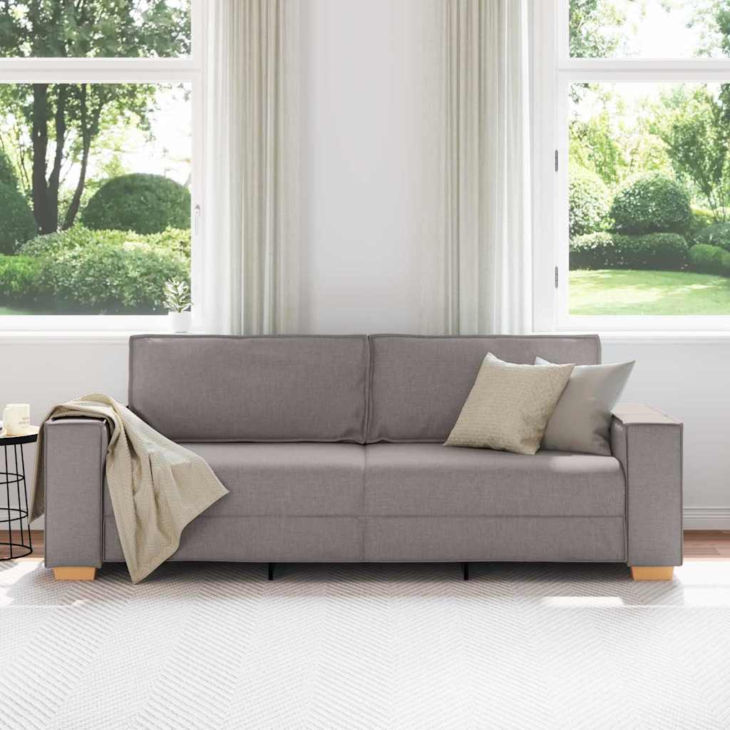 Trosjed Sofa Taupe 180 cm Tkanina