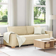Sofa za 3 osobe Krema 220 cm tkanina