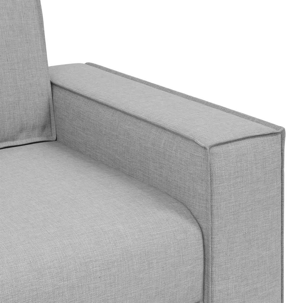 Trosjed/Kauč/Samostojeća Sofa Oblačno Siva 220x78x84 cm Tkanina