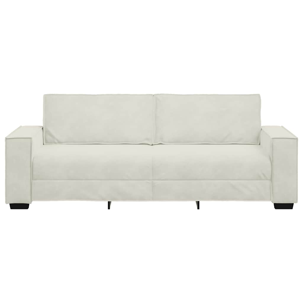 Trosjed Krem 220x78x84 cm Baršun