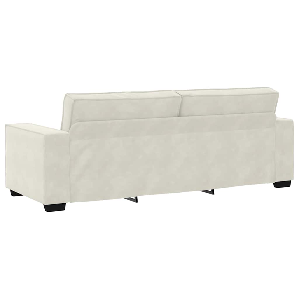 Trosjed Krem 220x78x84 cm Baršun