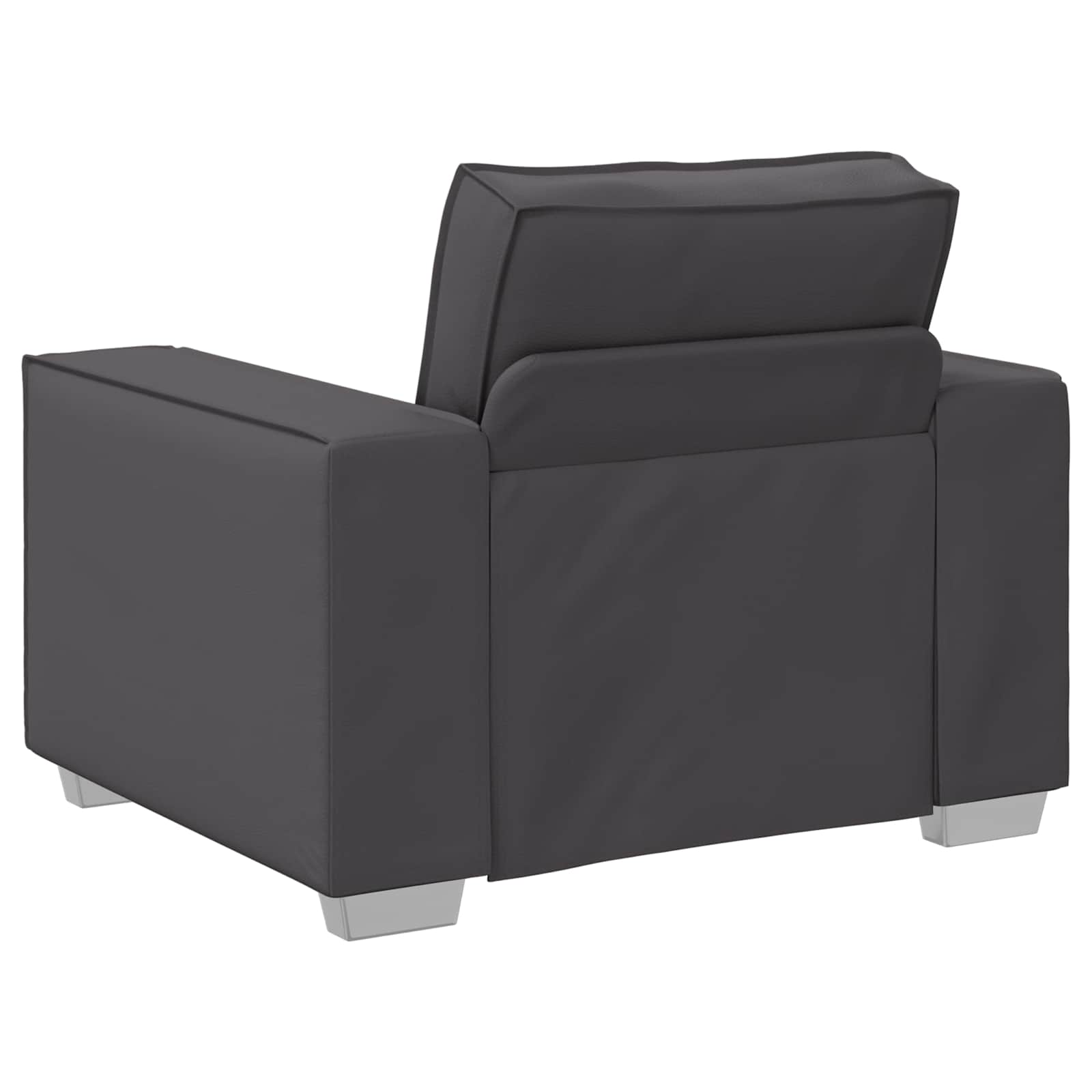 Sofa stolica Sivi 100 cm Lažna koža