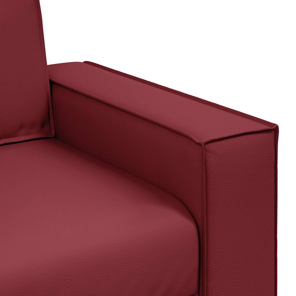Sofa stolica Vinska crvena 100 cm Lažna koža