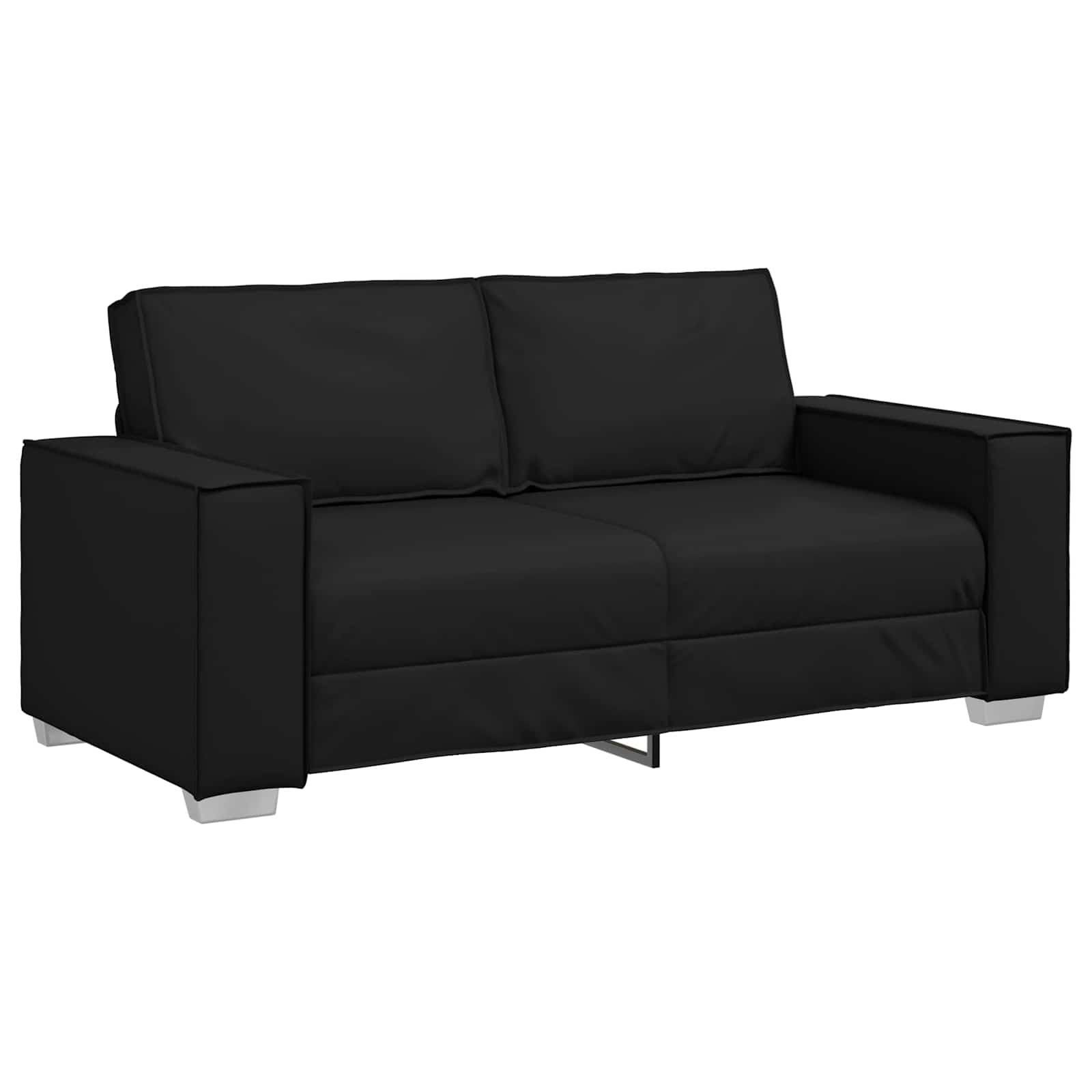 Dvosjed Crna 180 cm Lažna koža