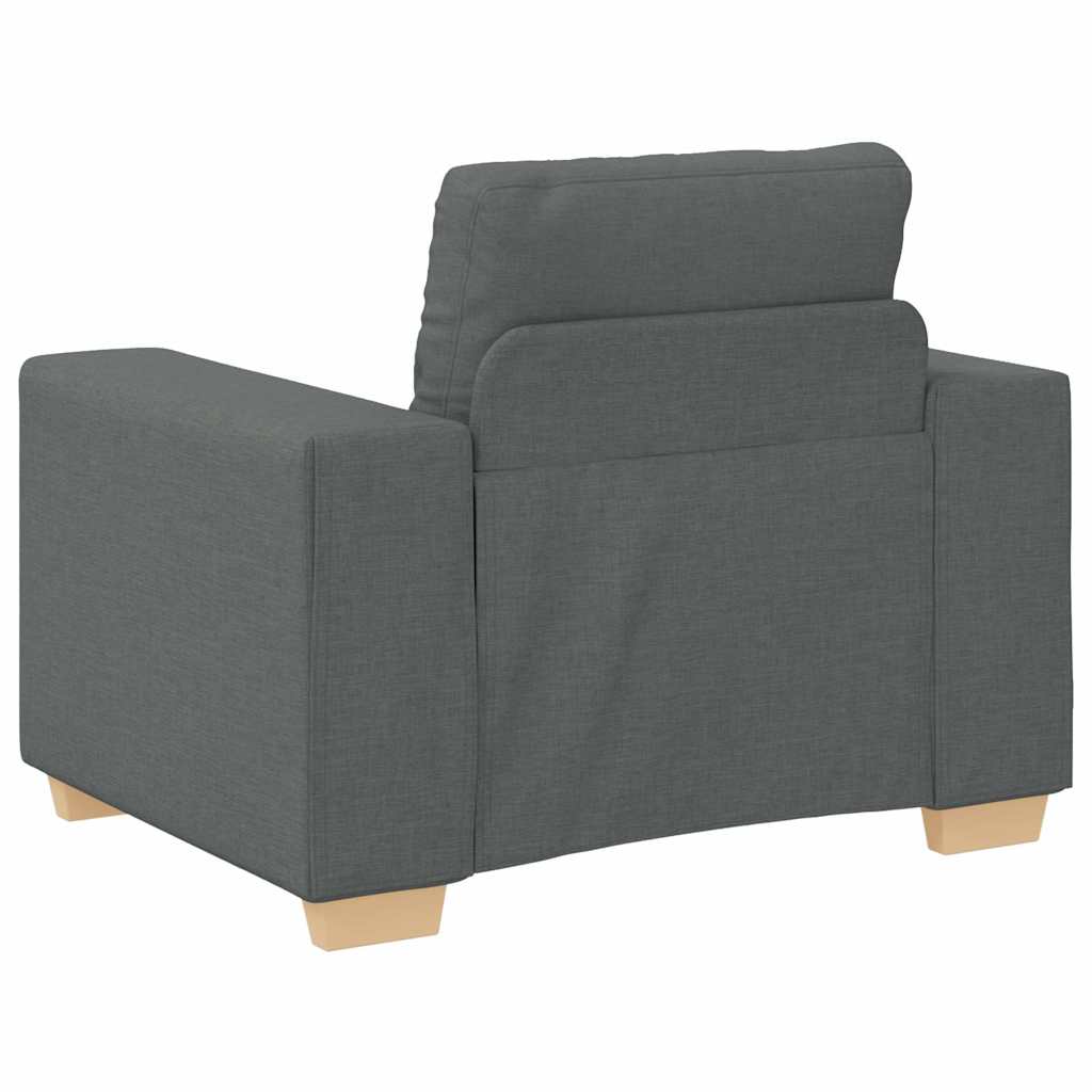 Sofa fotelja tamno siva 100x78x80 cm tkanina