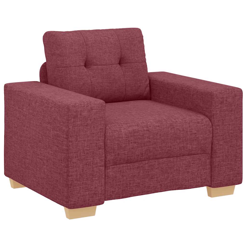 Sofa fotelja vino crvena 100x78x80 cm tkanina