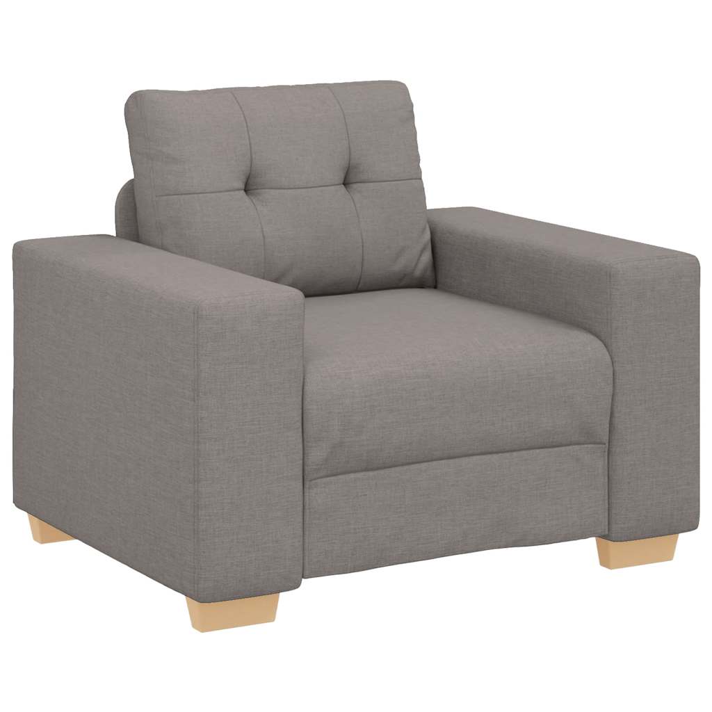 Sofa fotelja taupe 100x78x80 cm tkanina