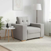 Sofa fotelja siva 100x78x80 cm tkanina