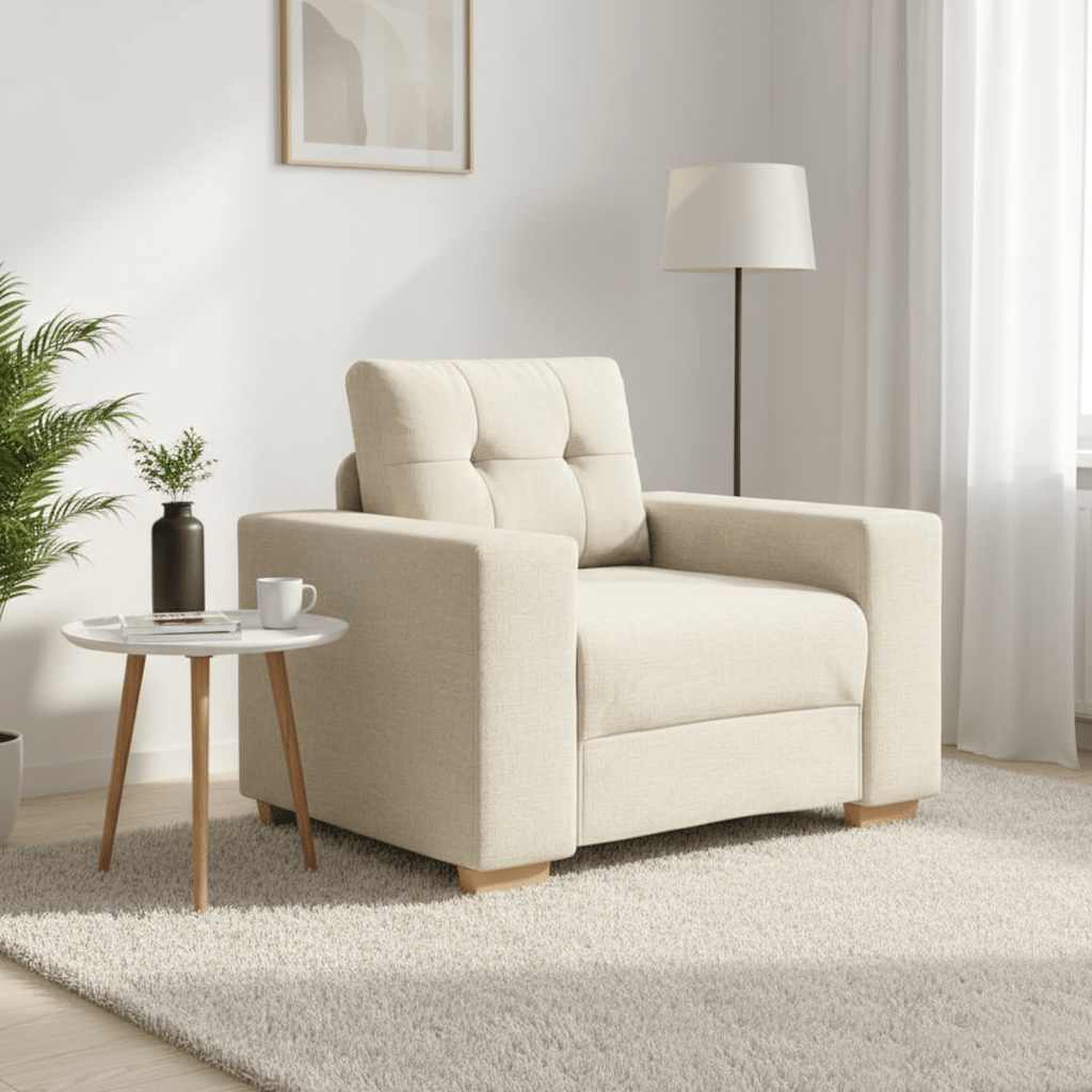 Sofa fotelja od lana 100x78x80 cm