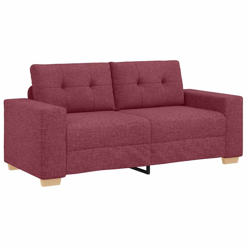 Dvosjed, sofa, vino crvena, 180x77x82 cm, tkanina