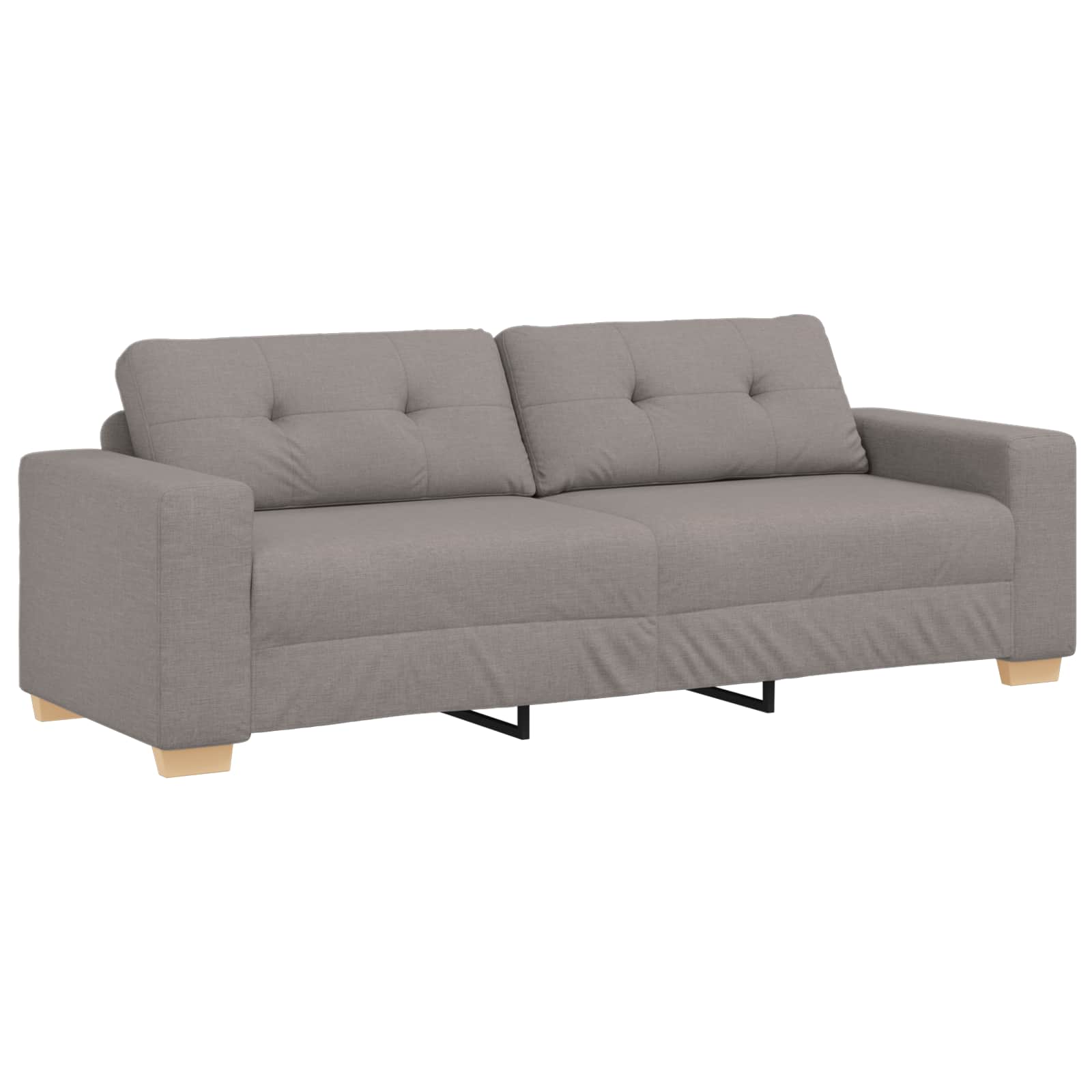 Sofa za 3 osobe Sivo-smeđa 220 cm tkanina