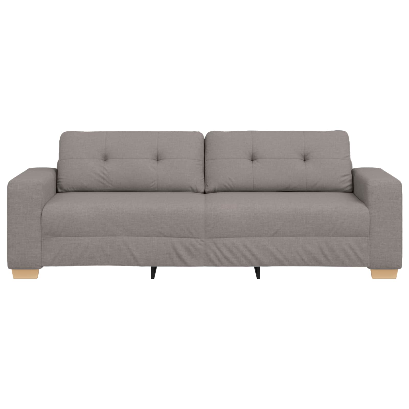 Sofa za 3 osobe Sivo-smeđa 220 cm tkanina