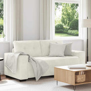 Dvosjed krem boje baršuna 180x77x82 cm